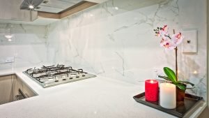 A minimalist decorated kitchen