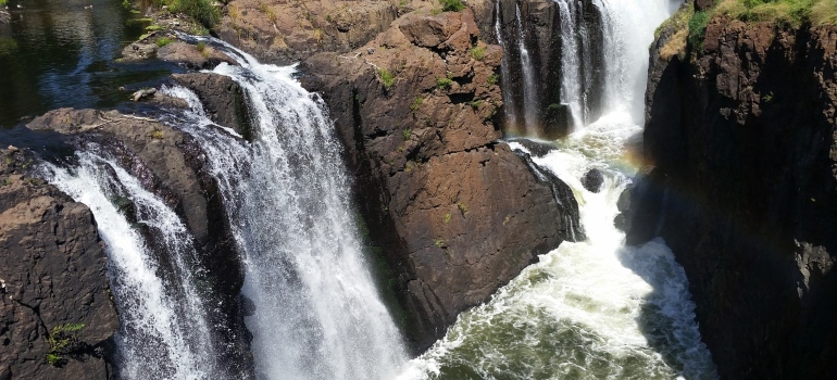 Waterfalls in Hudson County, NJ.